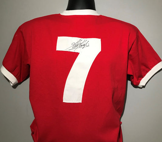 Kevin Keegan - Liverpool FC - hand-signed replica shirt - LFC memorabilia, football shirt (UNFRAMED)