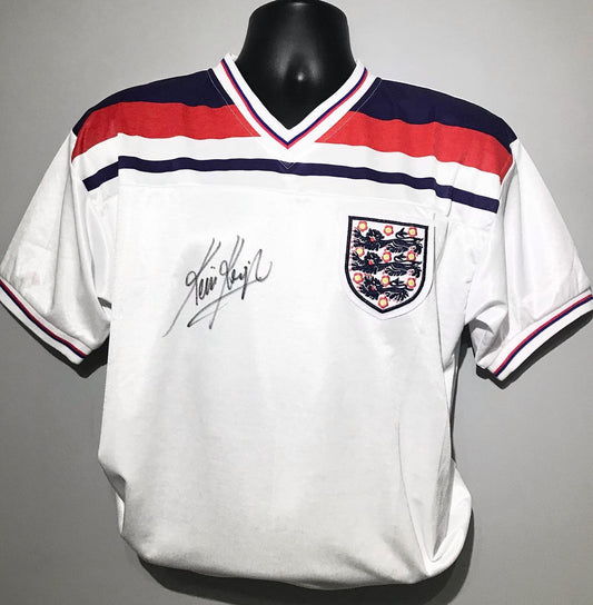 Kevin Keegan - England - hand-signed replica shirt - England memorabilia, football shirt (UNFRAMED)