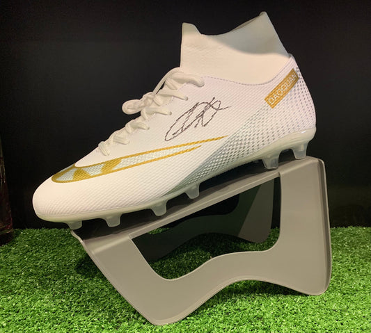 Mason Mount Chelsea FC - hand signed football boot - CFC memorabilia, gift, christmas gift, autograph