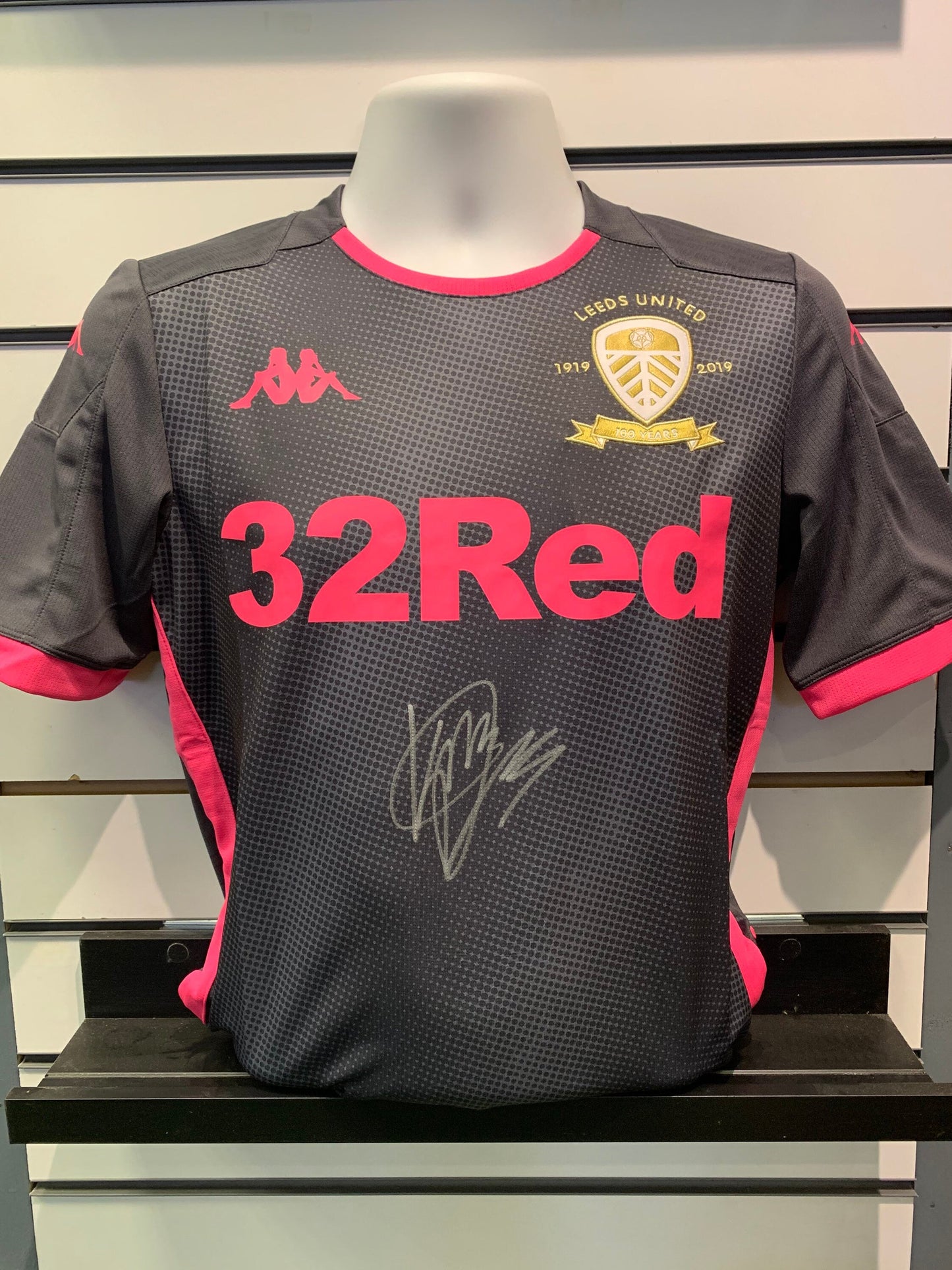 Kalvin Phillips - Leeds United signed replica shirt - Leeds memorabilia, gift, (UNFRAMED)