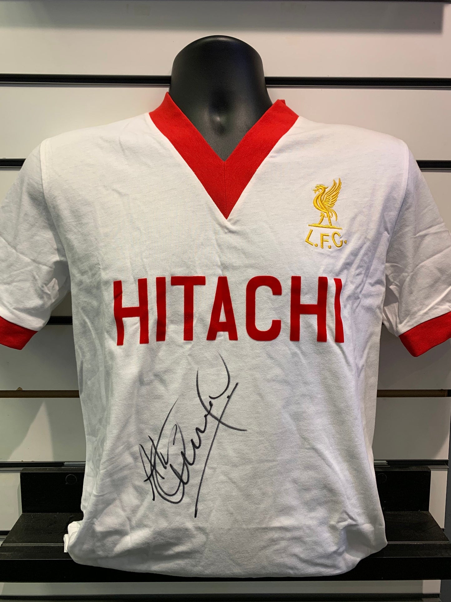 Alan Kennedy - Liverpool signed replica shirt - LFC, Liverpool memorabilia, gift, (UNFRAMED)