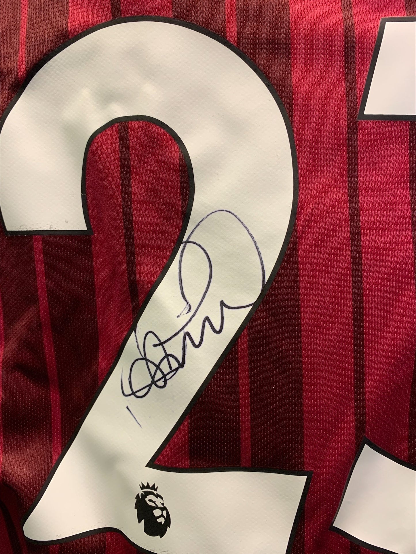 Phillipe Coutinho - Aston Villa signed replica shirt -Villa memorabilia, AVFC gift, (UNFRAMED)