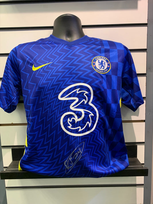 Reece James - Chelsea signed replica shirt -Chelsea memorabilia, CFC gift, (UNFRAMED)